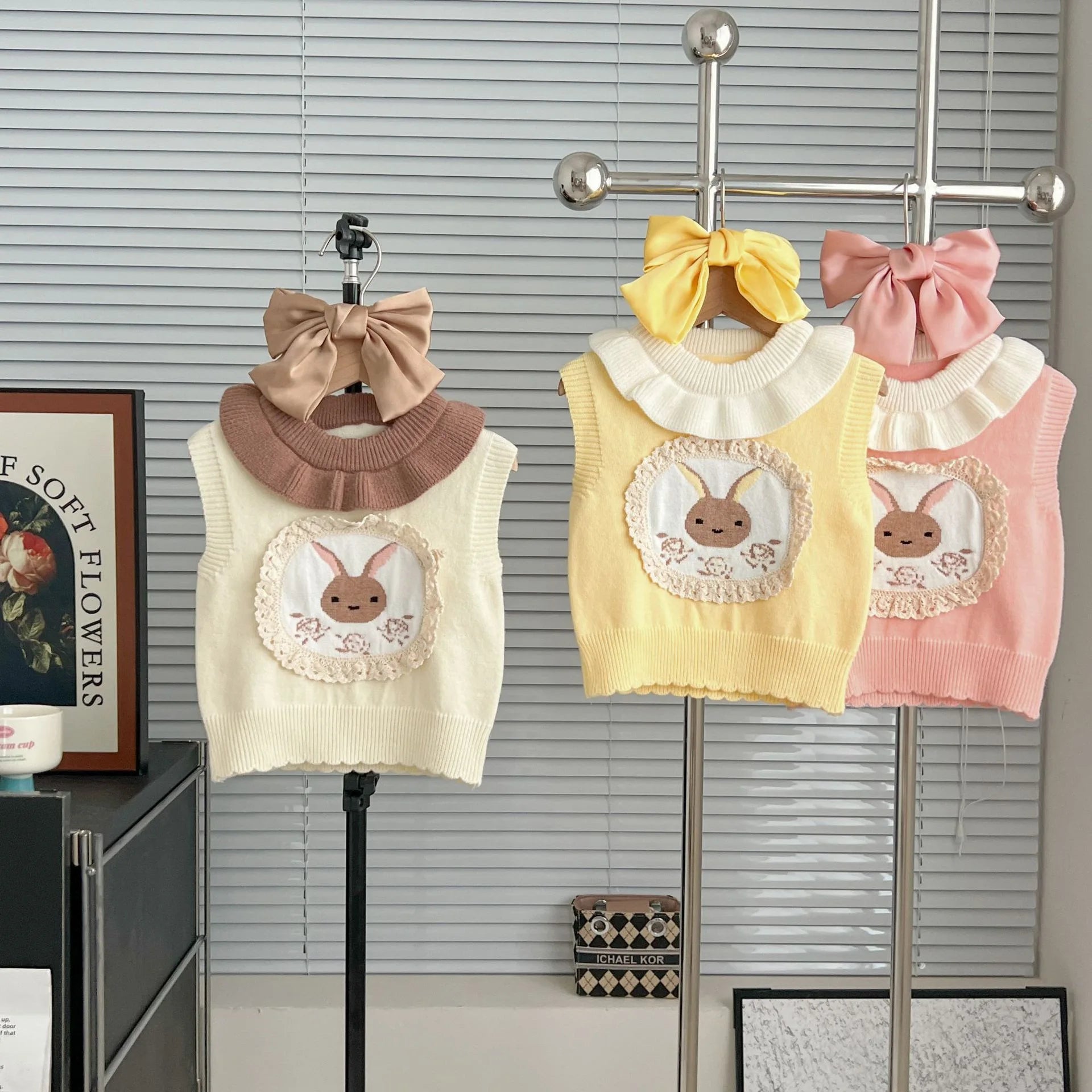 Bunny Bloom Wool Vest