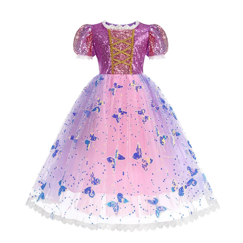 Twilight Garden Light-Up Butterfly Dress for Girls