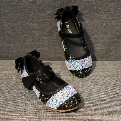 Rainbow Sparkle Girls’ GlitterFlats