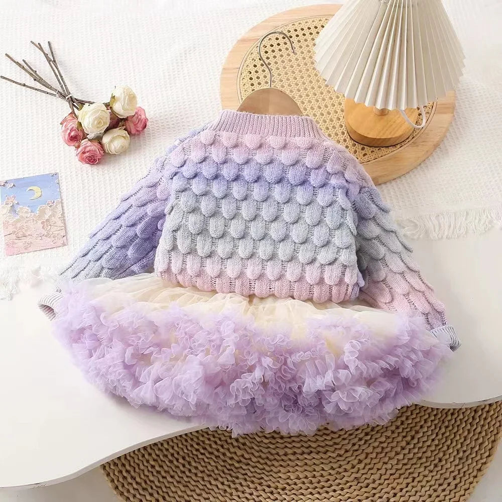 Luisa Knit & Tulle Girls' Set