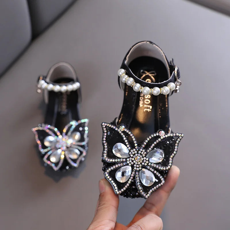 Girls' Party Shoes – Crystal Butterfly Edition