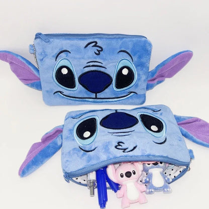 Blue Alien Plush Pouch