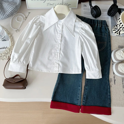 3-Piece Lace Outfit for Girls