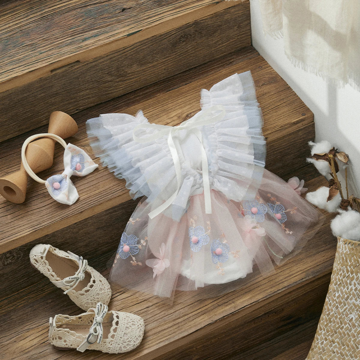 Butterfly Bloom Baby Romper Set