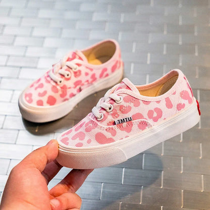 Pink Leopard Sneakers for Girls