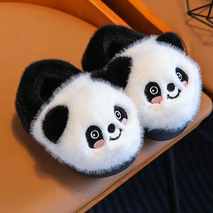 Panda Snuggles Plush Slippers