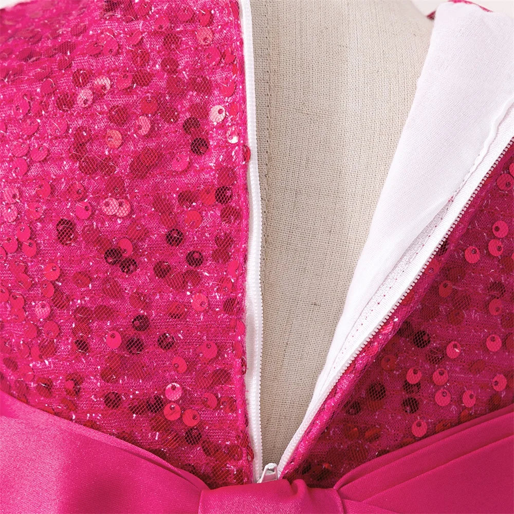 Glamour Pink Girls’ Party Dress