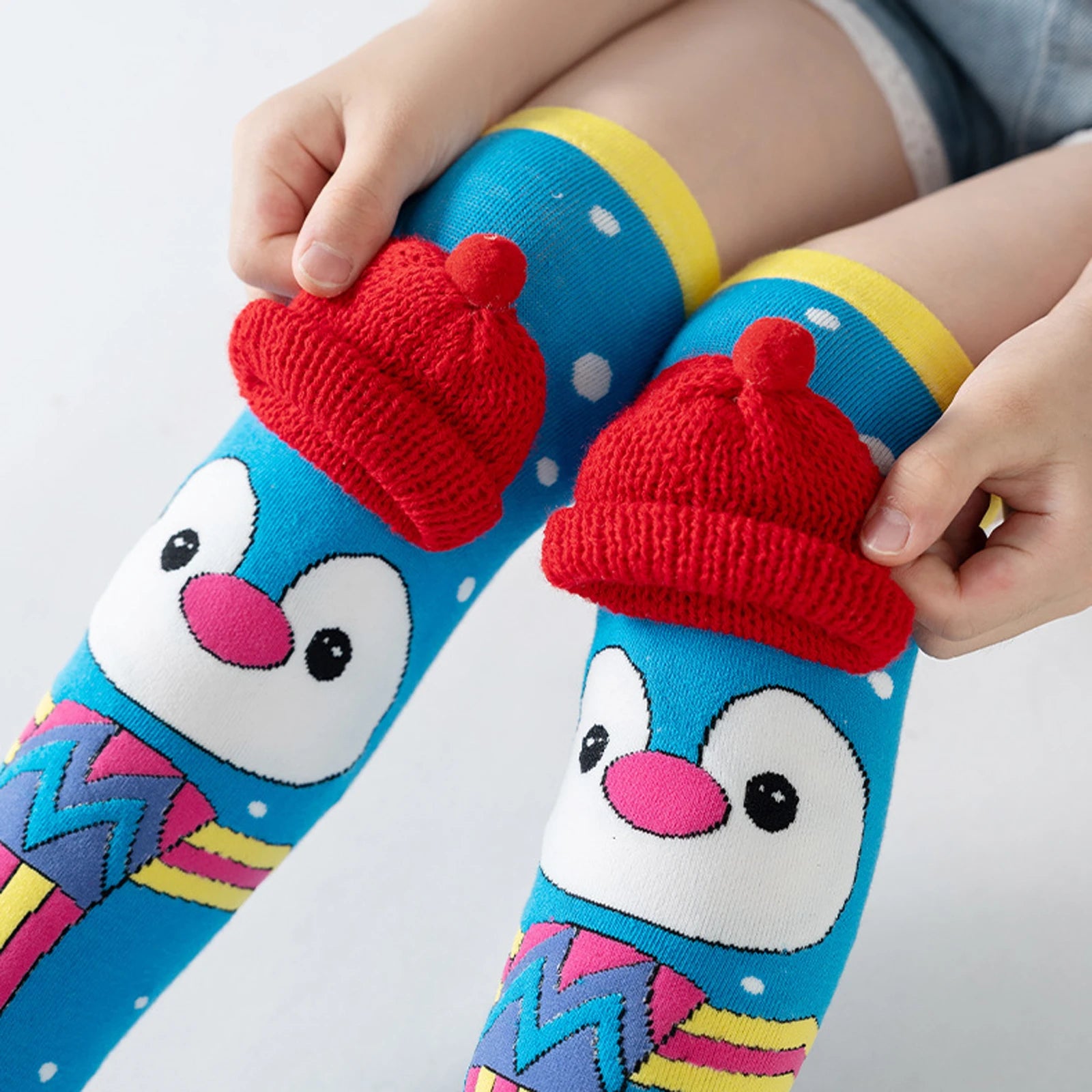 Penguin Knee-High Socks for Kids – Cozy, Cute, and Ready for Winter Fun