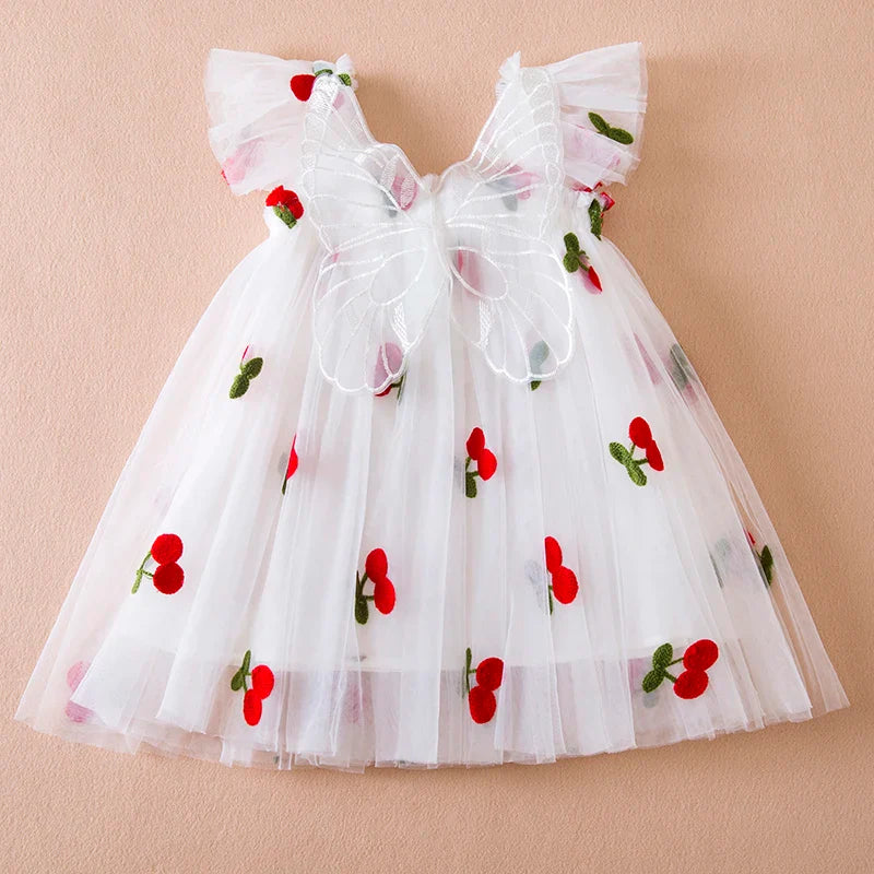 Cherries Tulle Kids' Dress – Fairy Collection