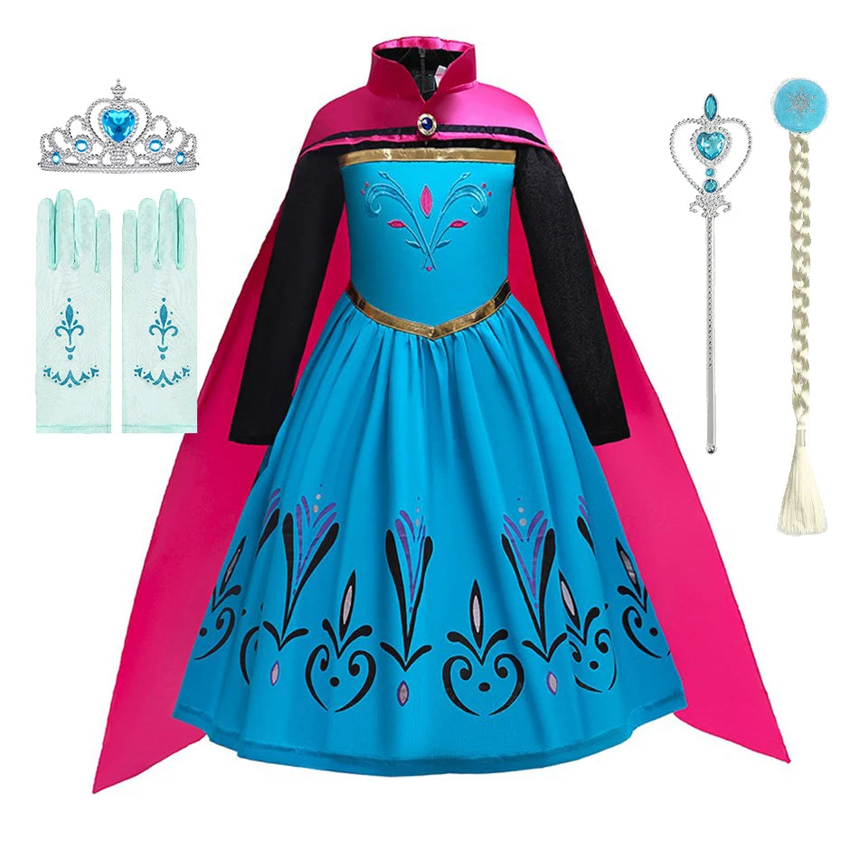 Ice Queen Coronation Costume – Royal Set with Accessories