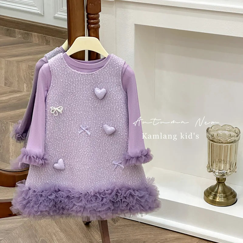 Lilac Whispers Dress – 2 Pieces