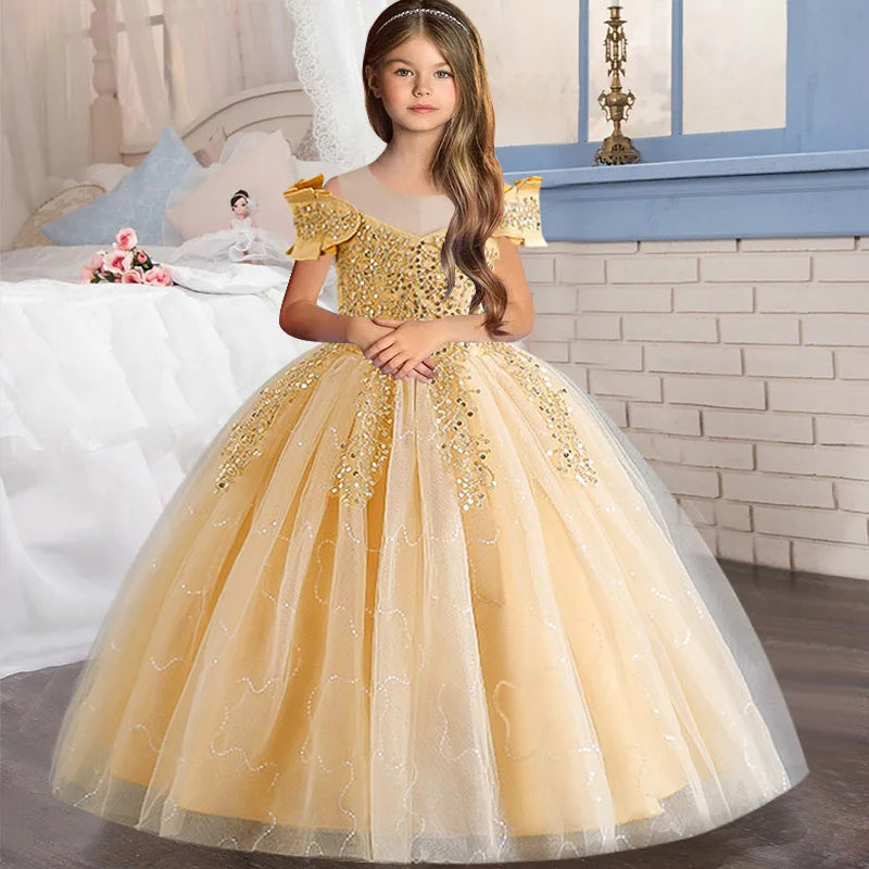 Laura Kids' Party Dress - Colors