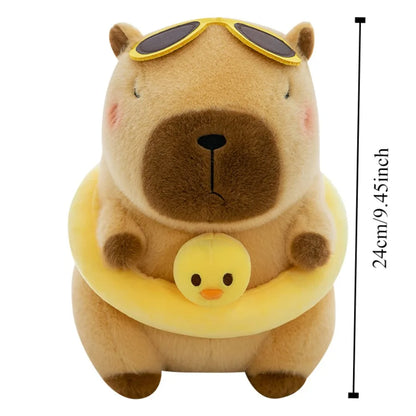 Pool Day Capybara Plush – Fluffy Capybaras