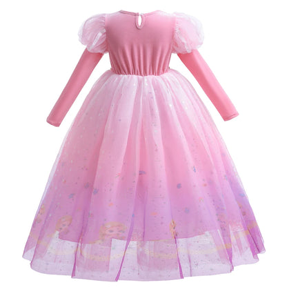 Rosy Enchanted Princess Dress