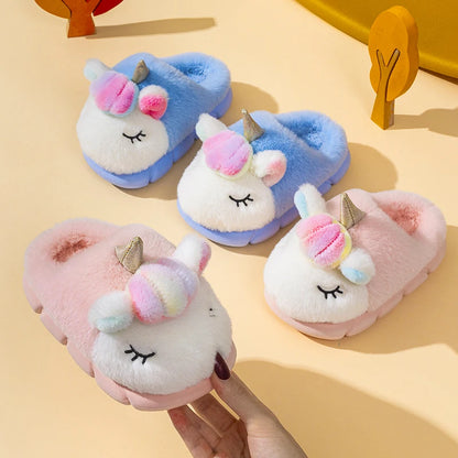 Unicorn Dreams Plush Slippers