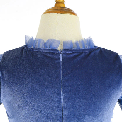 Ice Queen Velvet & Sequin Costume for Girls