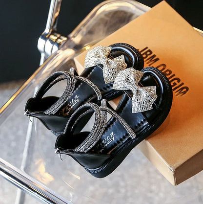 Sparkle Bow Gladiator Sandals