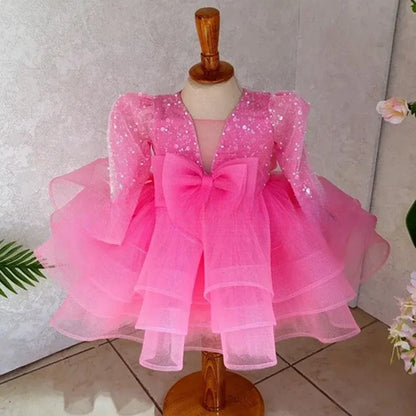 Pink Glam Tulle Party Dress