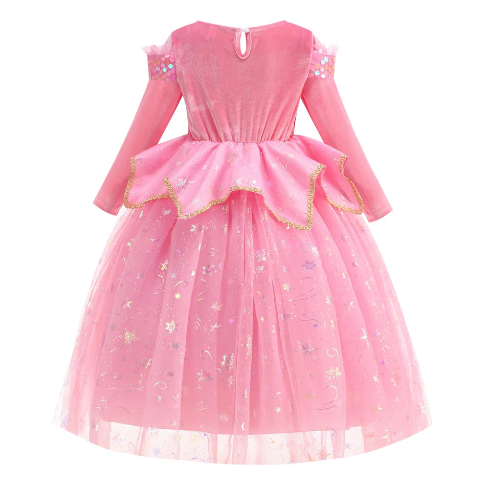 Pink Princess Dress for Girls – Sparkly Fairy Tale Costume