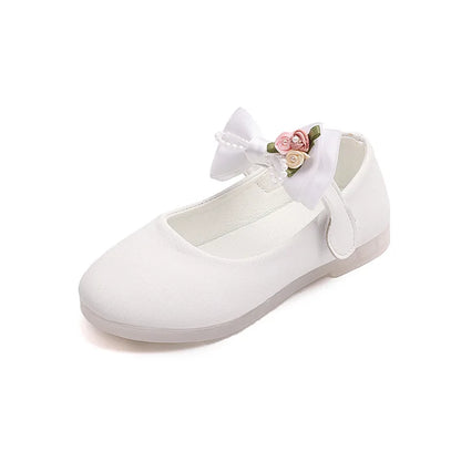 Sapatilha Infantil Elegance com Laço Floral