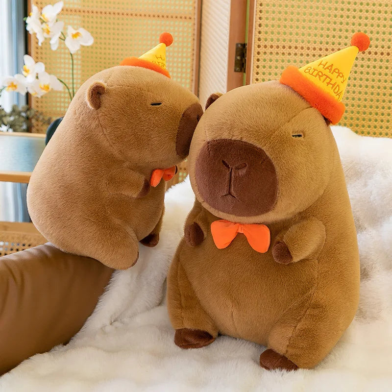Birthday Capybara Plush – Fluffy Friends