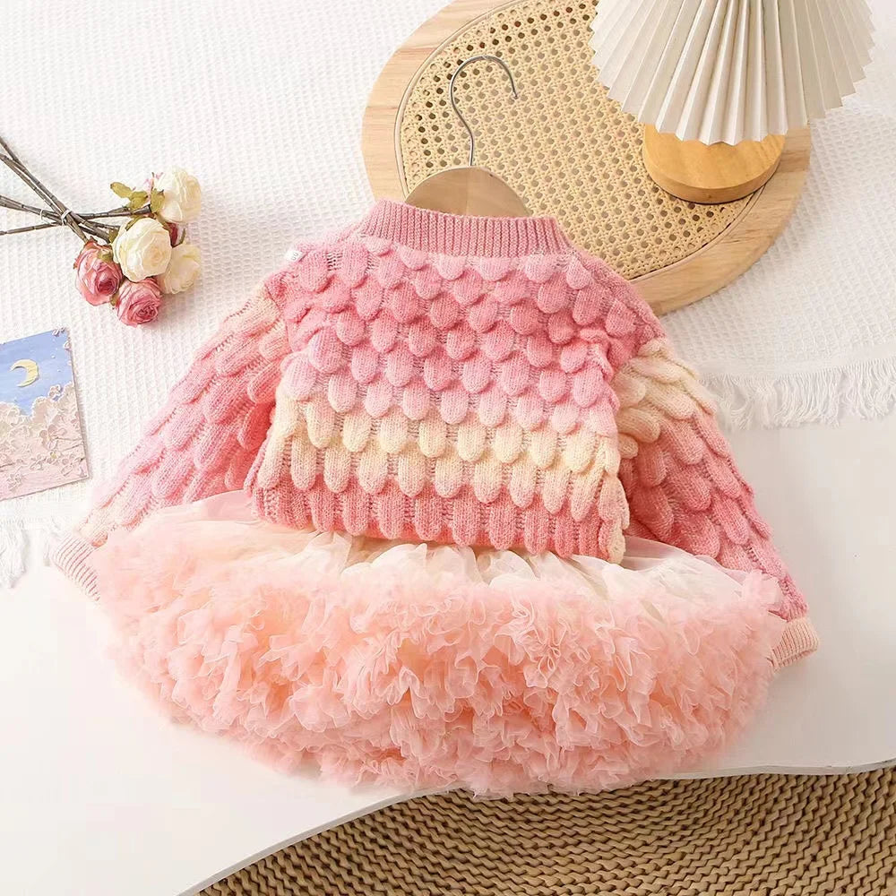 Luisa Knit & Tulle Girls' Set