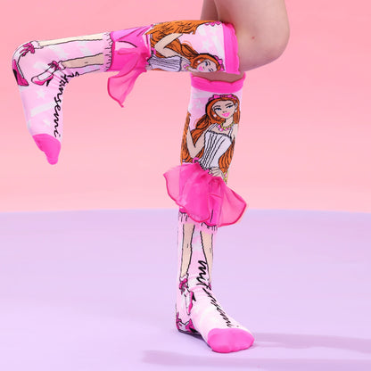 Princess Knee-High Socks for Girls – Twirl-Ready Magic in Every Step
