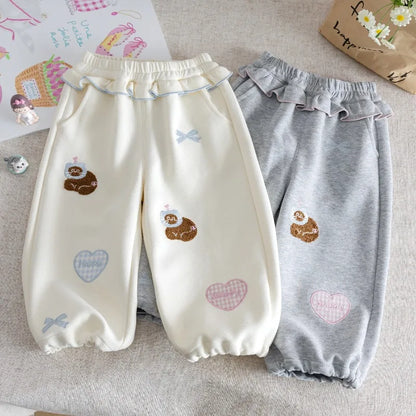 Happy Kitty Ruffle Pants