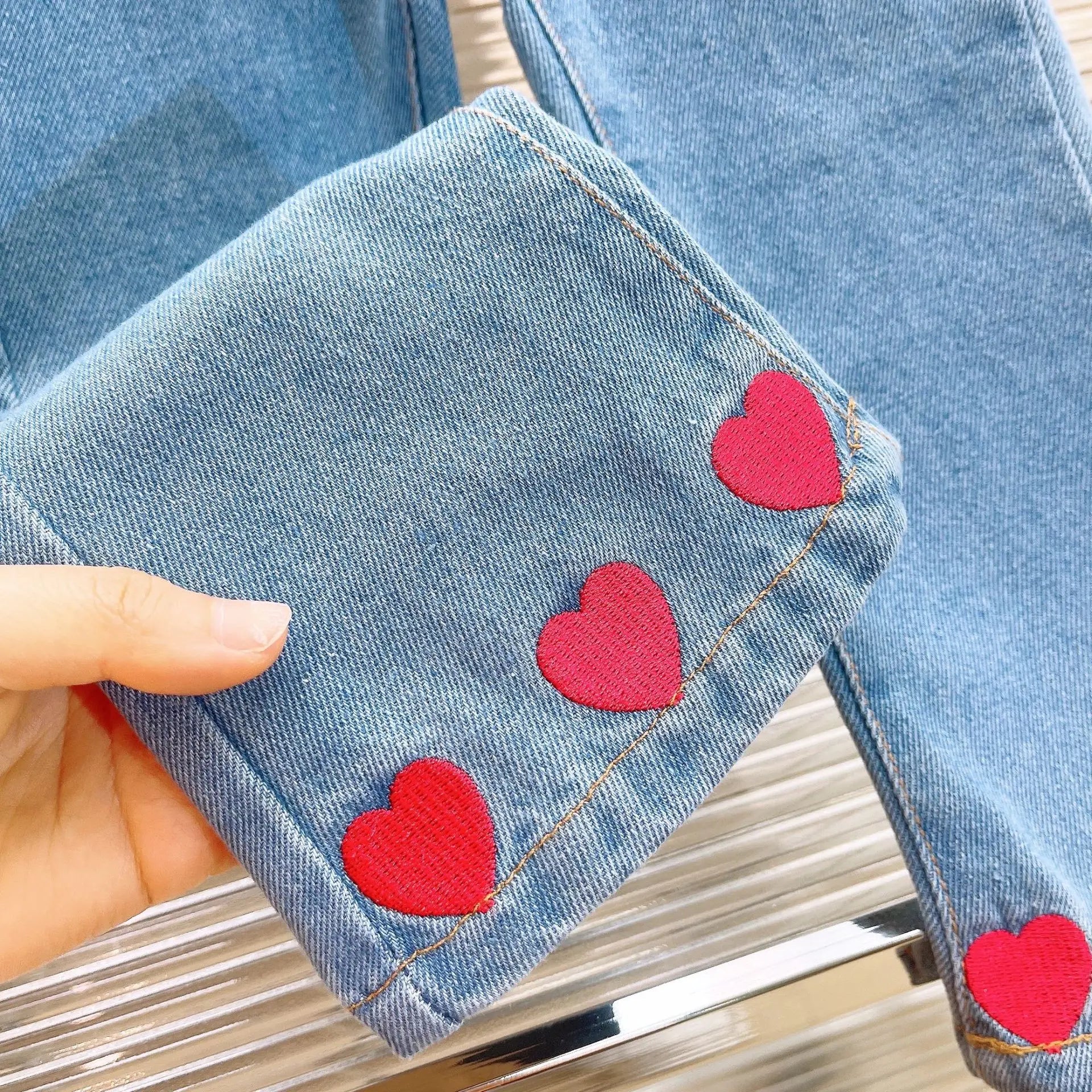 Sweetheart Bunny Denim Set