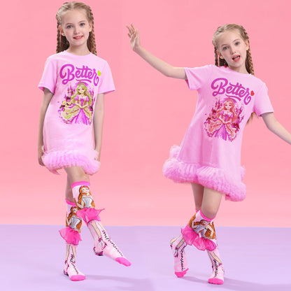 Princess Knee-High Socks for Girls – Twirl-Ready Magic in Every Step