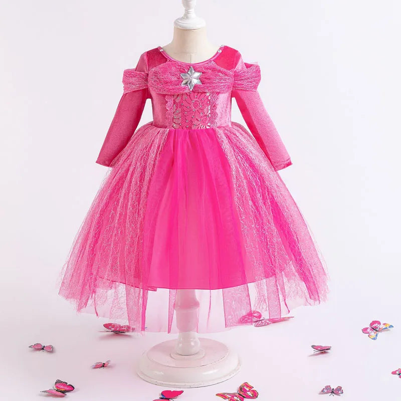 Radiant Pink Princess Dress