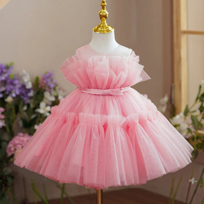 Rainbow Tulle Princess Party Dress