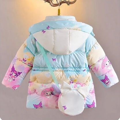 Kawaii Winter Puffer Jacket for Girls