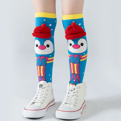 Penguin Knee-High Socks for Kids – Cozy, Cute, and Ready for Winter Fun
