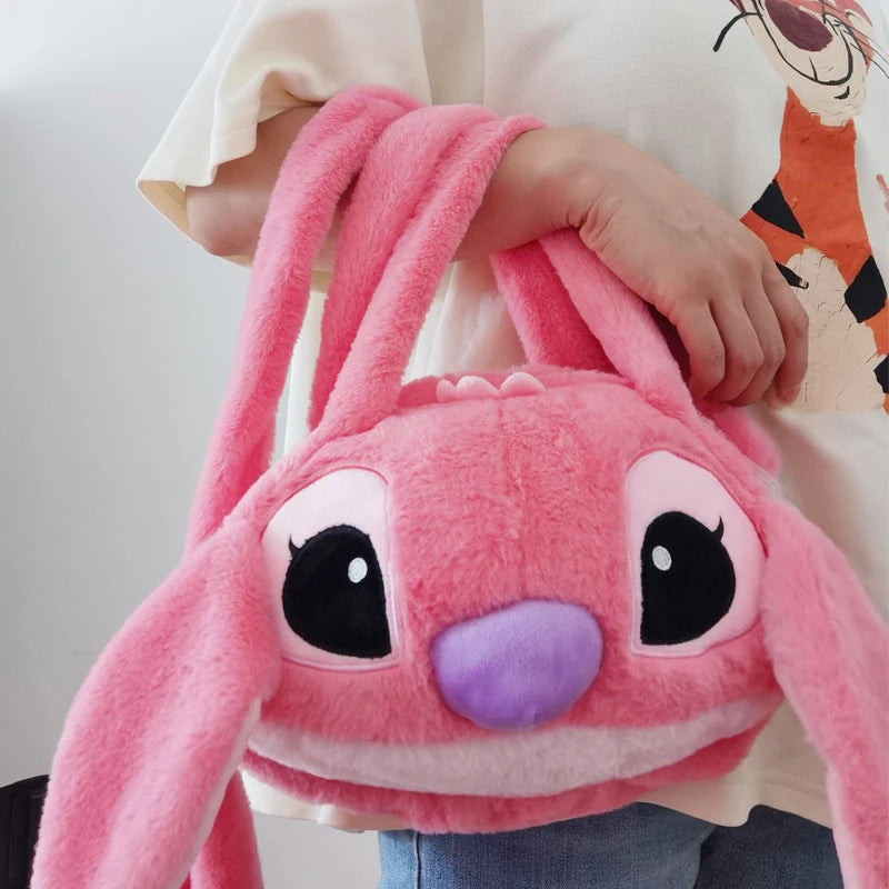 Plush Pink Character Bag