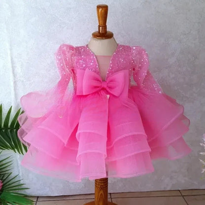 Pink Glam Tulle Party Dress
