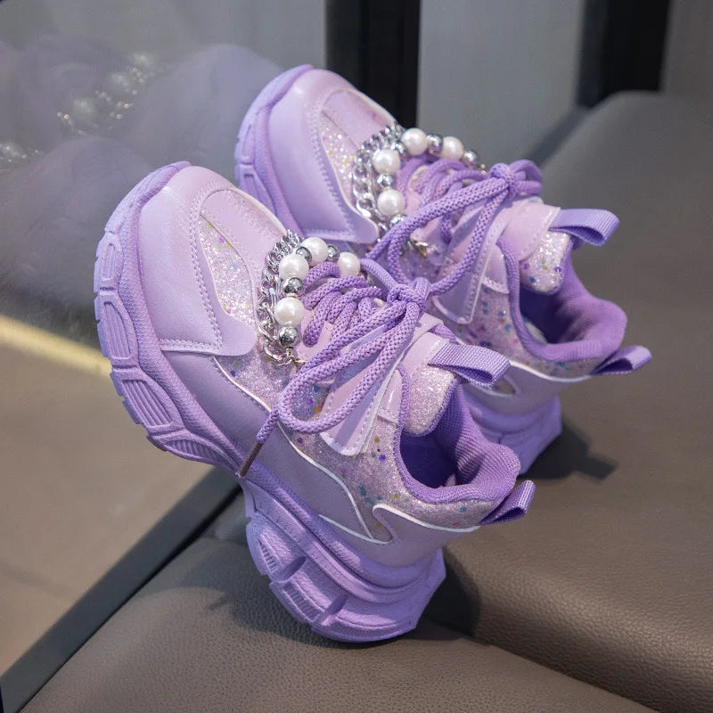 Glam Shine Kids' Sneakers