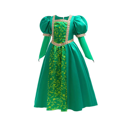 Green Forest Princess Costume with Accessories