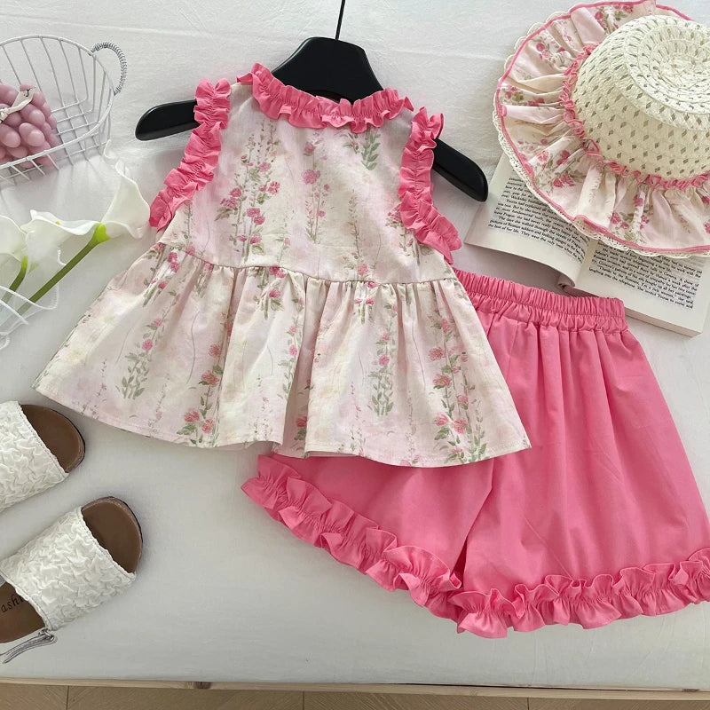 Enchanted Garden Pink Girls Set