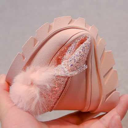 Glitter Blossom Winter Boots