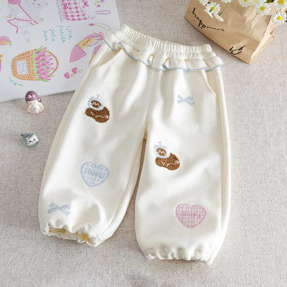 Happy Kitty Ruffle Pants