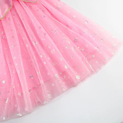 Pink Princess Dress for Girls – Sparkly Fairy Tale Costume