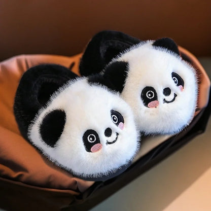 Panda Snuggles Plush Slippers