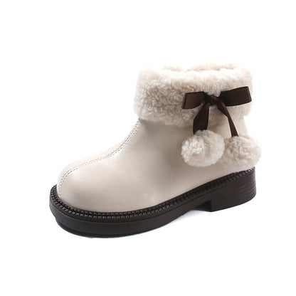 Pom-Pom Lined Winter Boots
