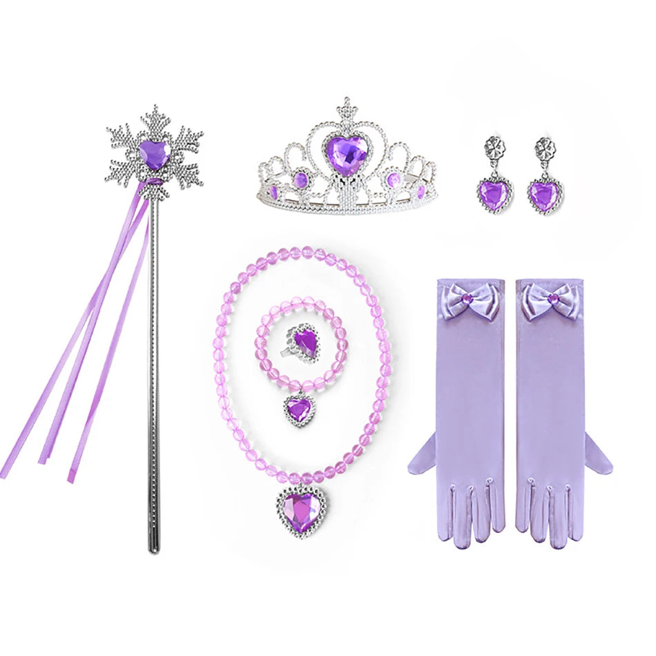 Tower Princess Accessory Set – Braided Wig, Crown, Wand & Jewelry