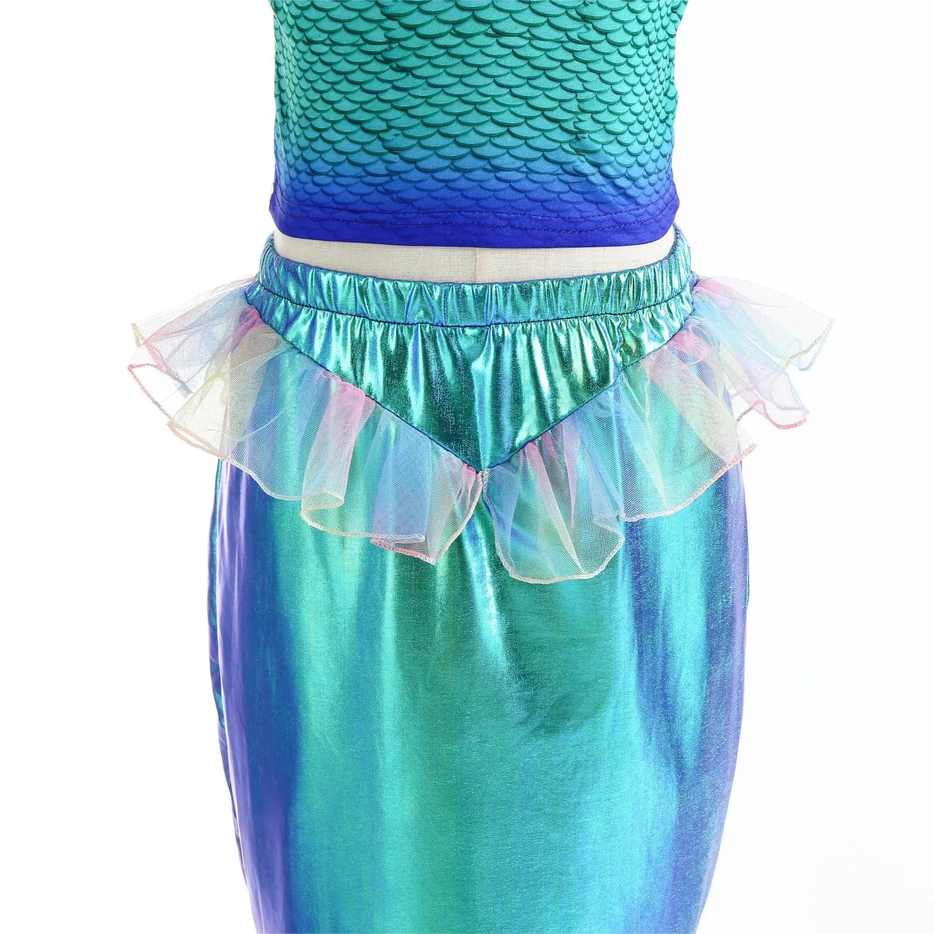 Enchanted Rainbow Mermaid Costume for Girls