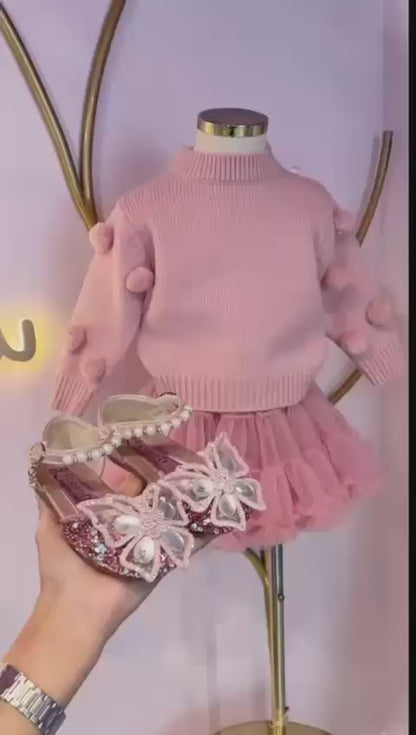 Rosy Puff 2-Piece Set